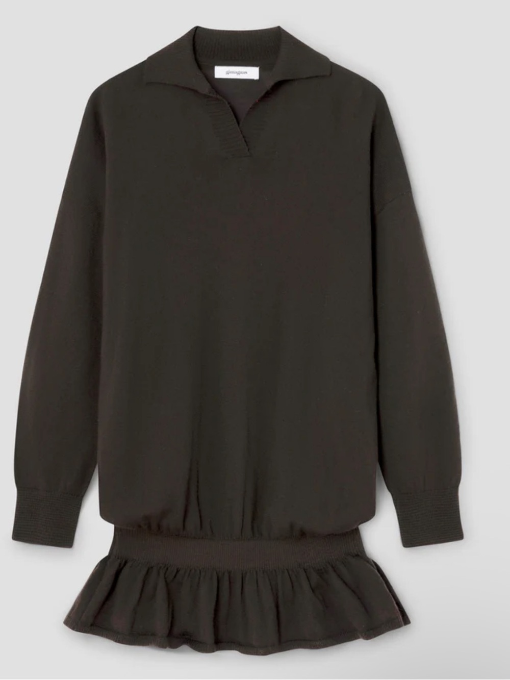 Gimaguas V-Neck Knit Sweater - Brown